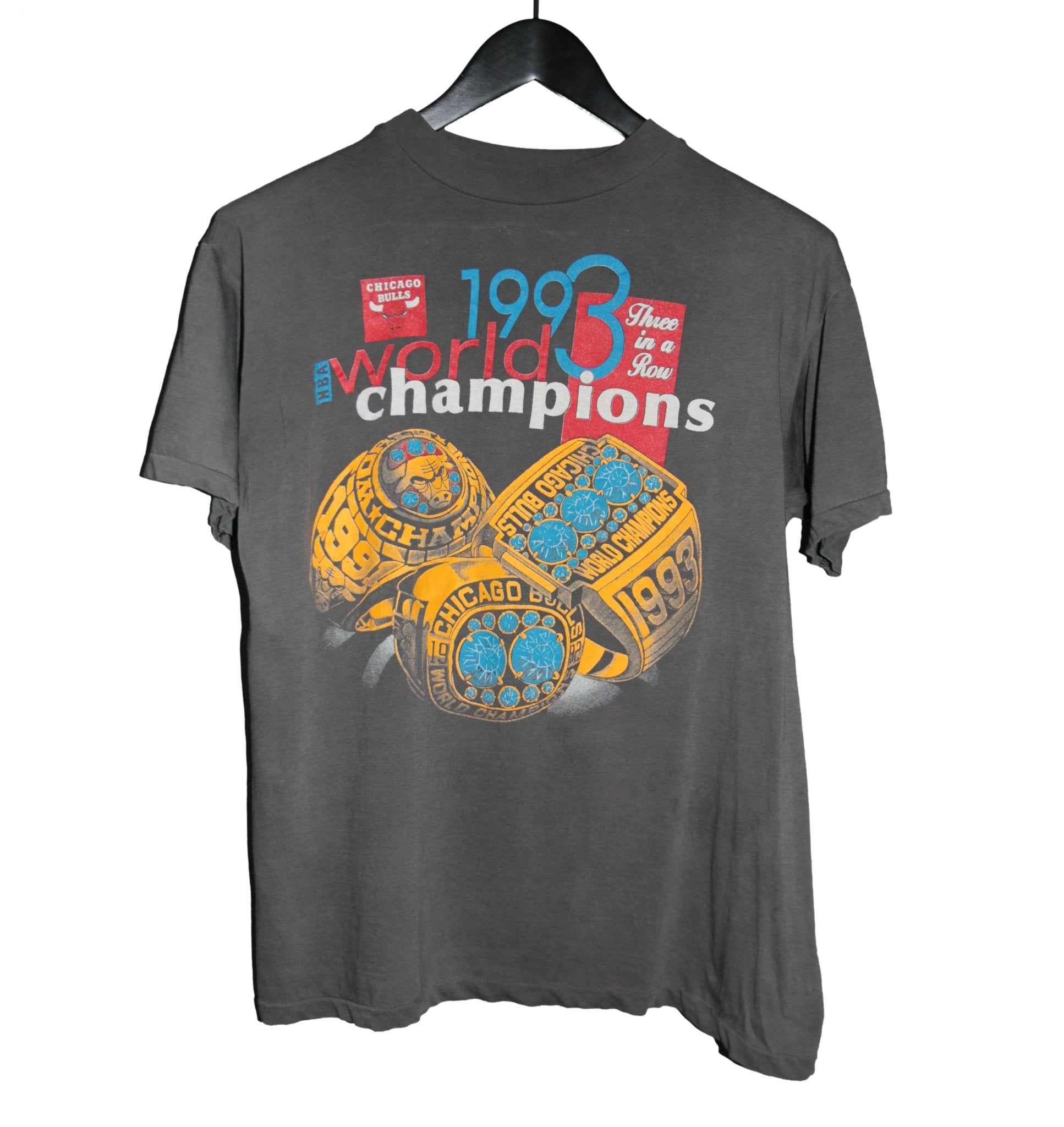Chicago Bulls 1993 Championship Shirt – Faded AU