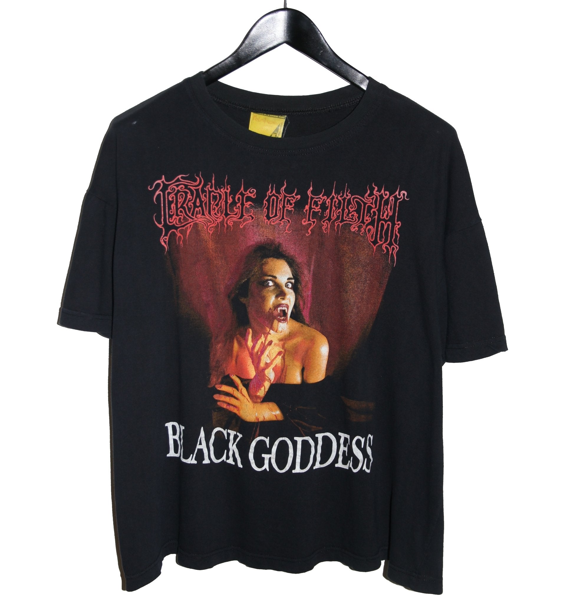 Cradle of Filth 1994 Black Goddess Shirt - Faded AU