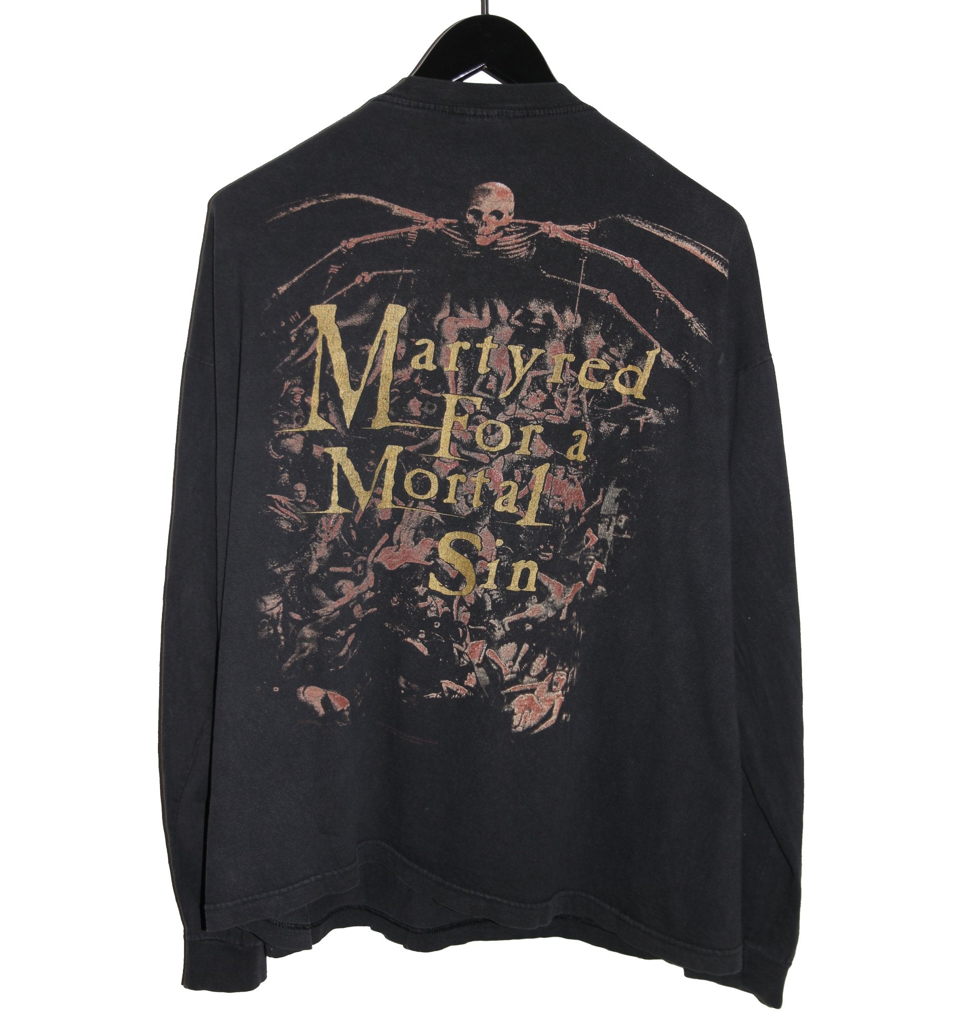 Cradle of Filth 1997 Martyred For A Mortal Sin Long Sleeve - Faded AU