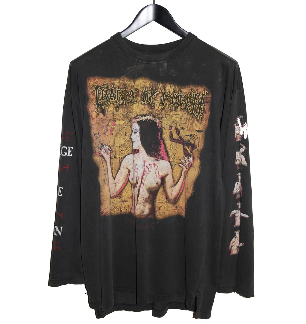 Cradle of Filth 1998 Praise The Whore Long Sleeve - Faded AU