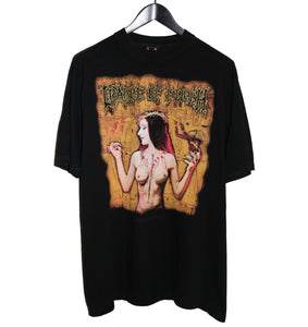 Cradle of Filth 1998 Praise The Whore Shirt - Faded AU