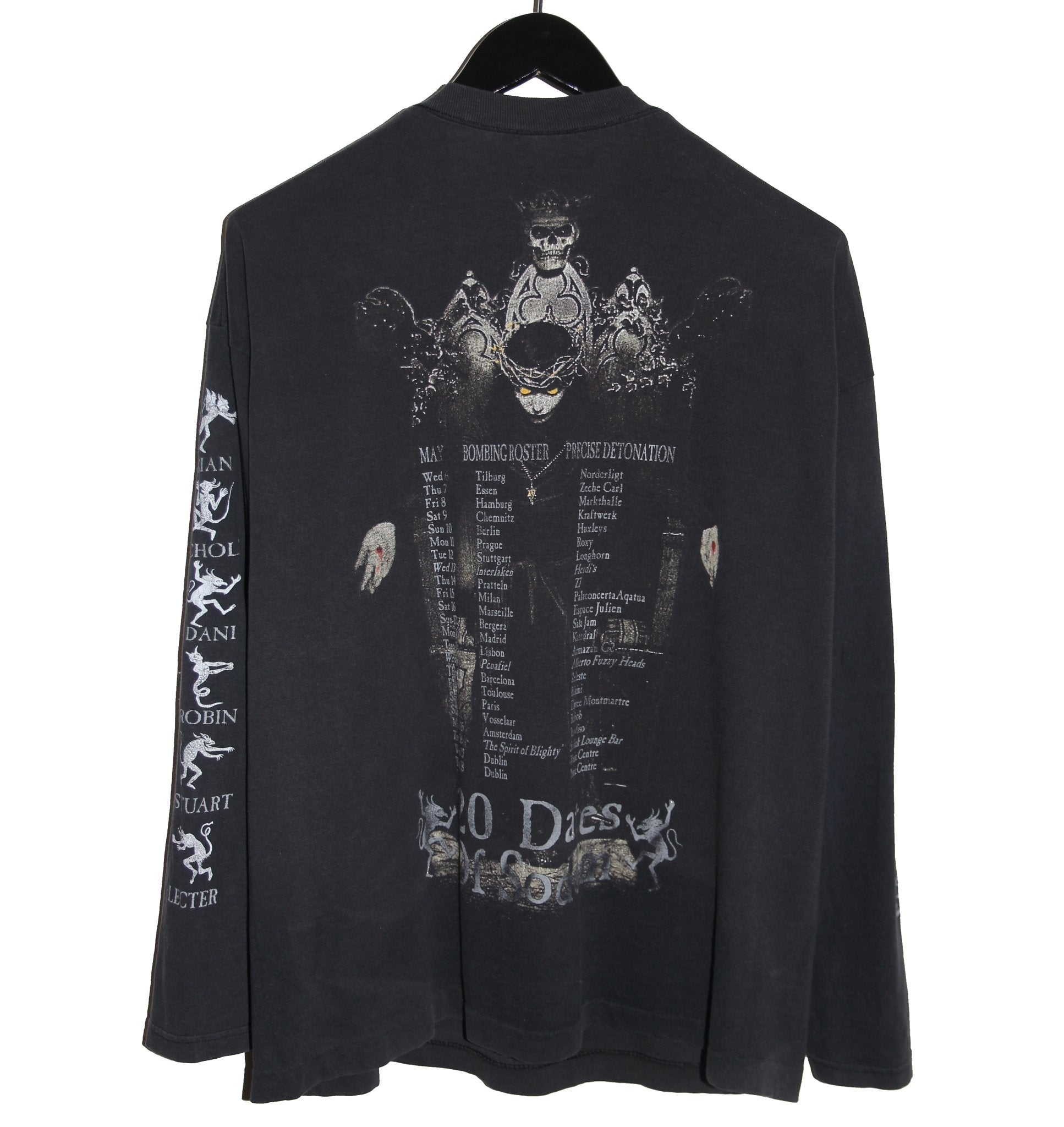 Cradle of Filth 1998 Tourturing Europe Long Sleeve - Faded AU