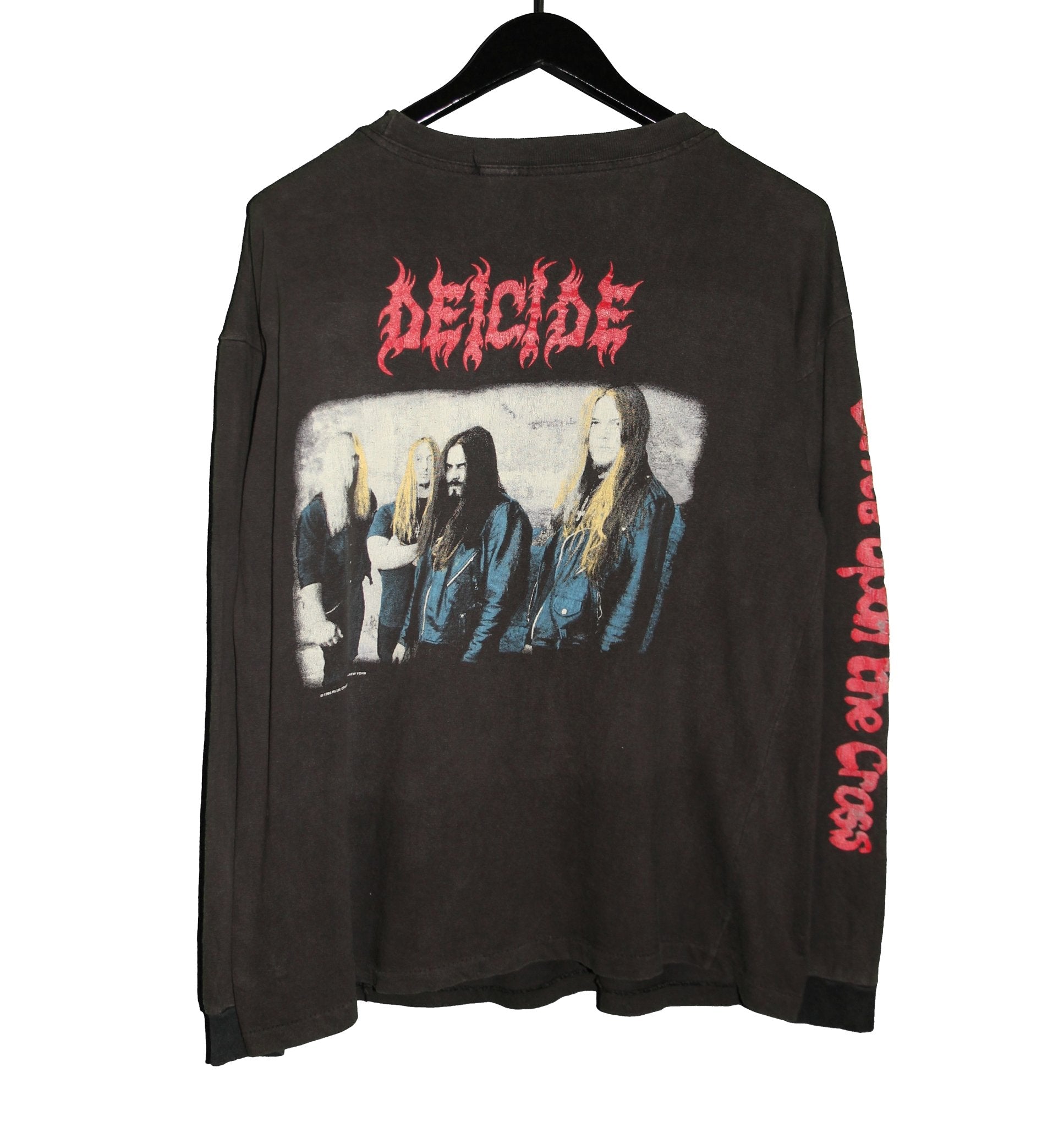 Deicide 1995 Once Upon The Cross Album Longsleeve - Faded AU