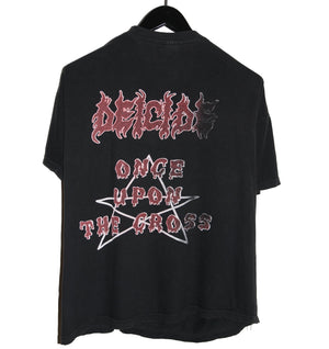 Deicide 1995 Once Upon The Cross Album Shirt - Faded AU