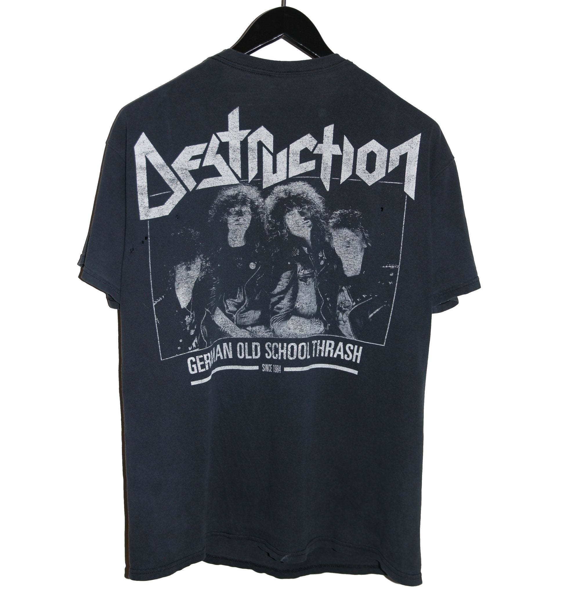 Destruction 00's Old School Trash Metal Shirt - Faded AU