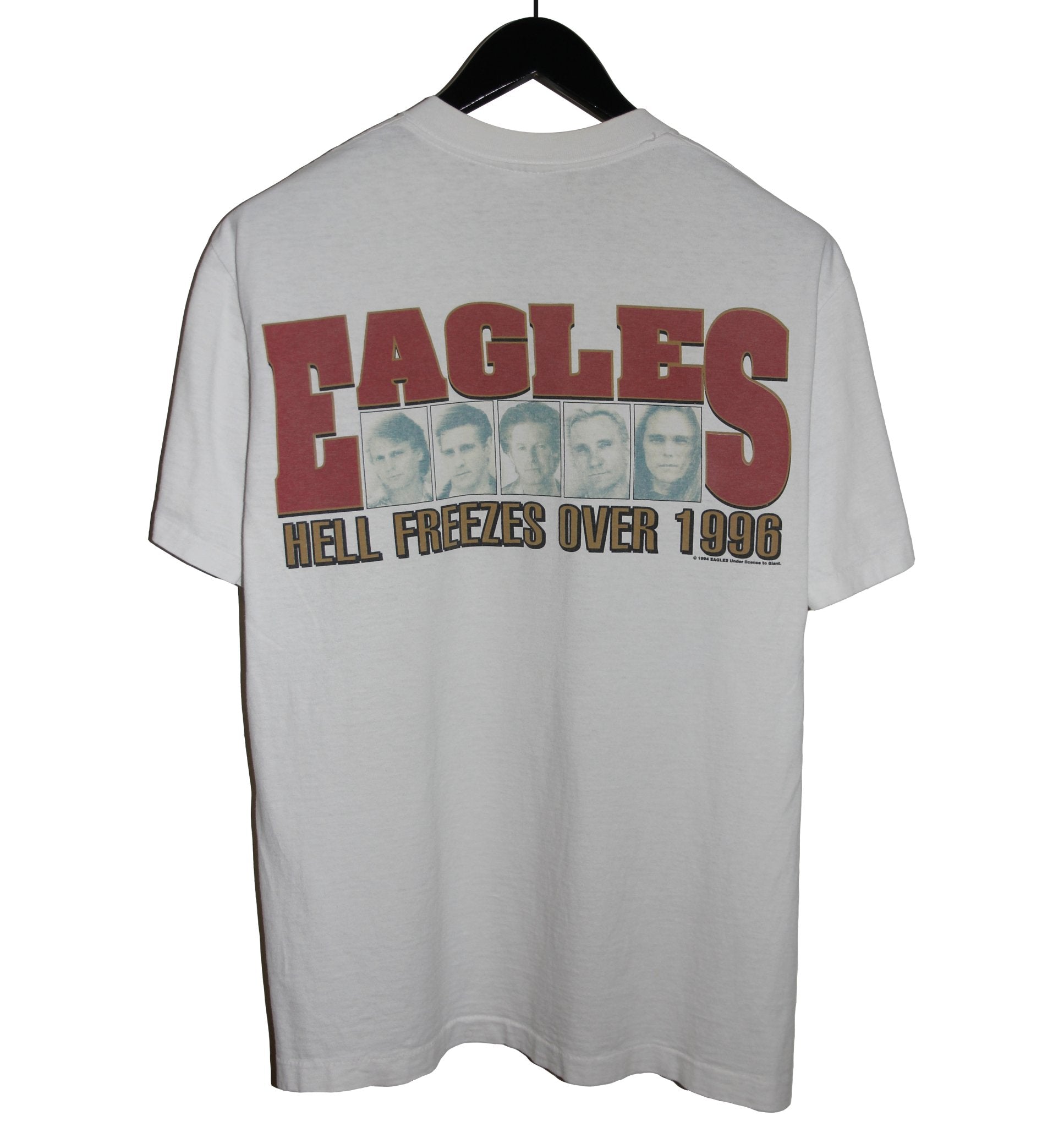 Eagles 1996 Hell Freezes Over Tour Shirt - Faded AU