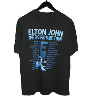 Elton John 1997 The Big Picture Tour Shirt - Faded AU
