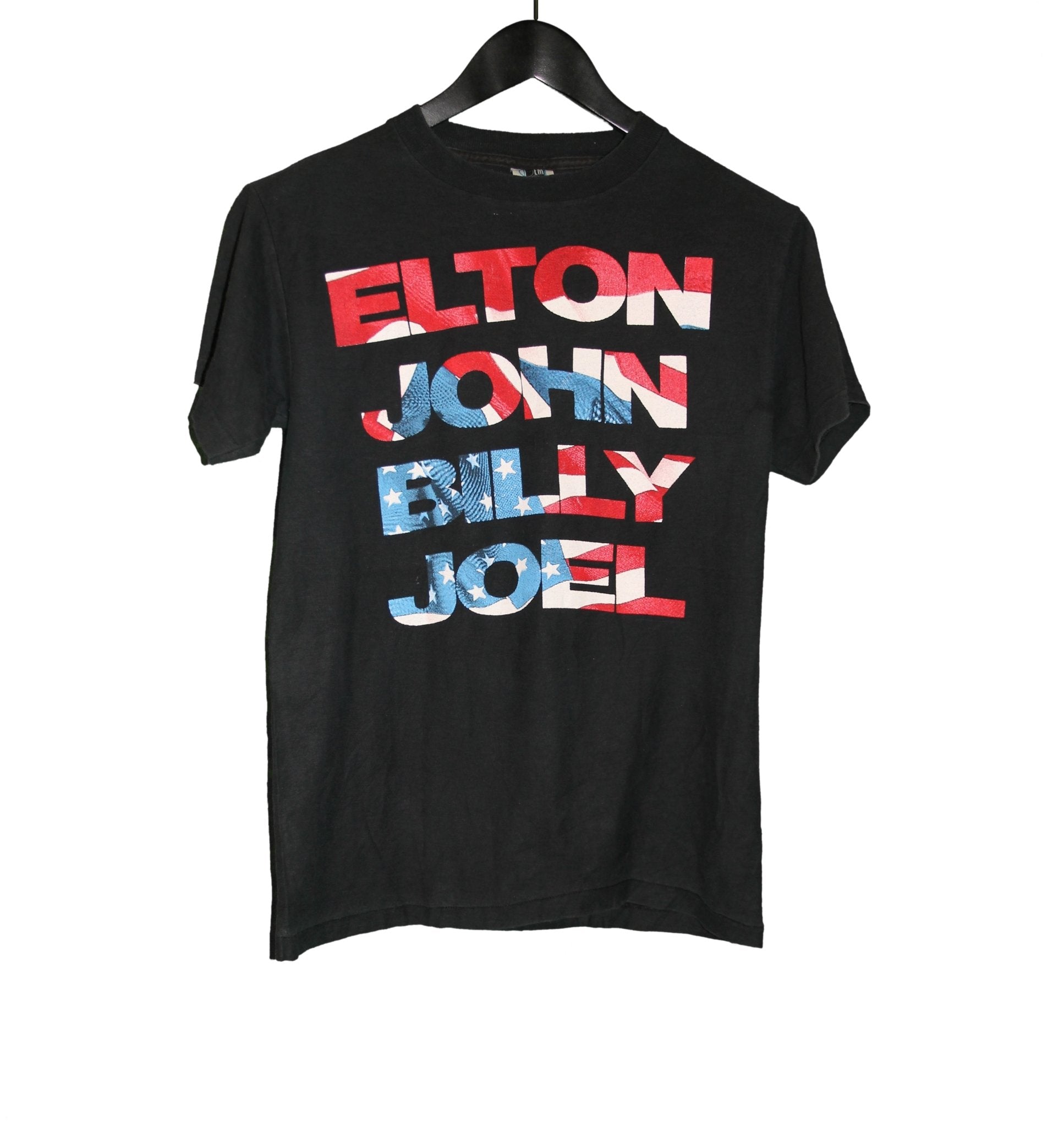 Elton John & Billy Joel 1994 Face To Face Tour Shirt - Faded AU