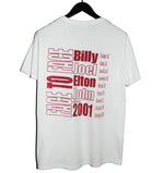 Elton John & Billy Joel 2001 Face To Face Tour Shirt - Faded AU