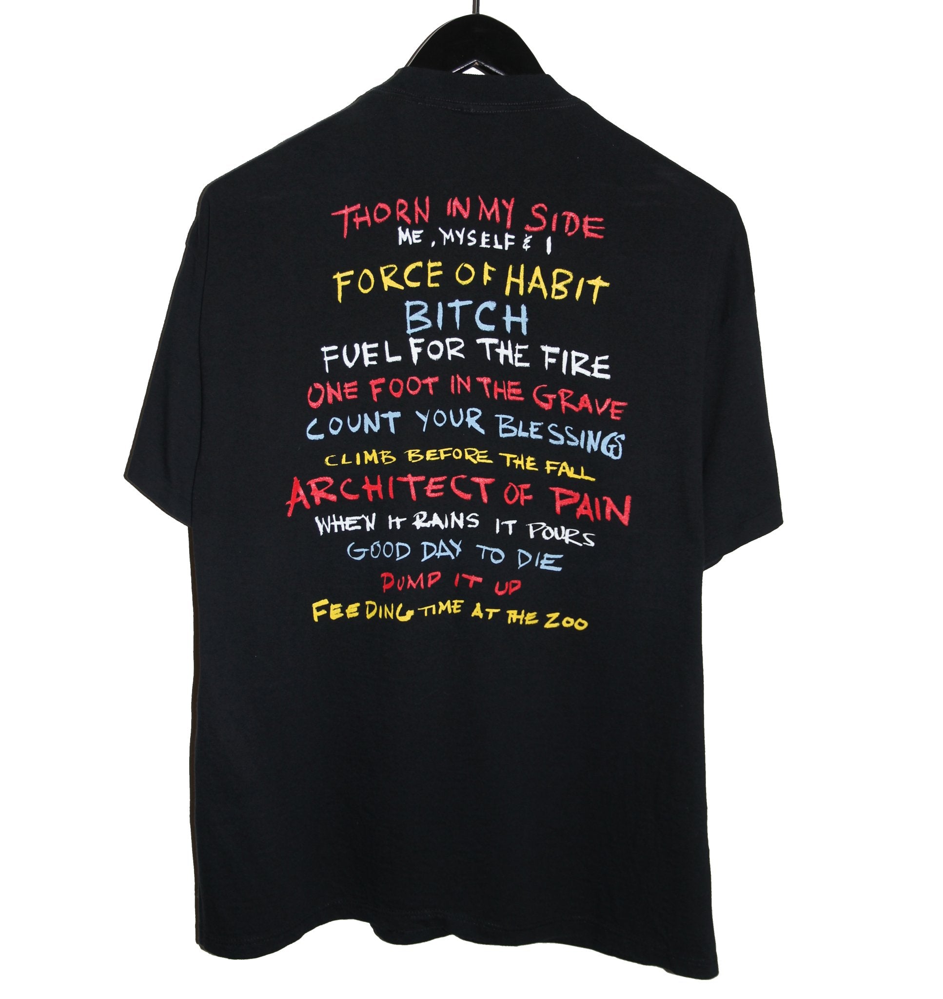 Exodus 1992 Force of Habit Album Shirt - Faded AU