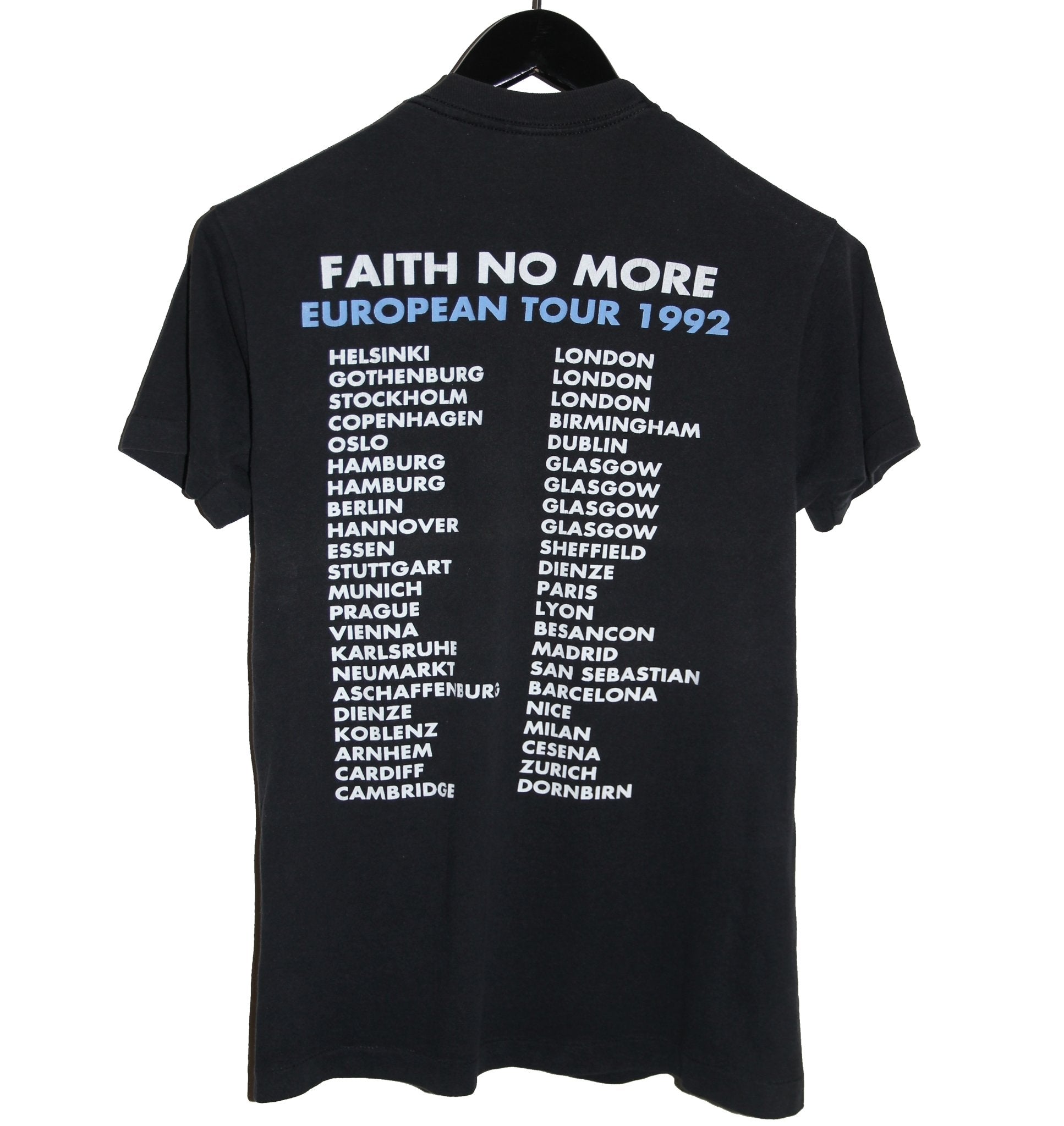 Faith No more 1992 European Tour Shirt - Faded AU