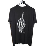 Fashion Victim 1993 Skeleton Middle Finger Shirt - Faded AU