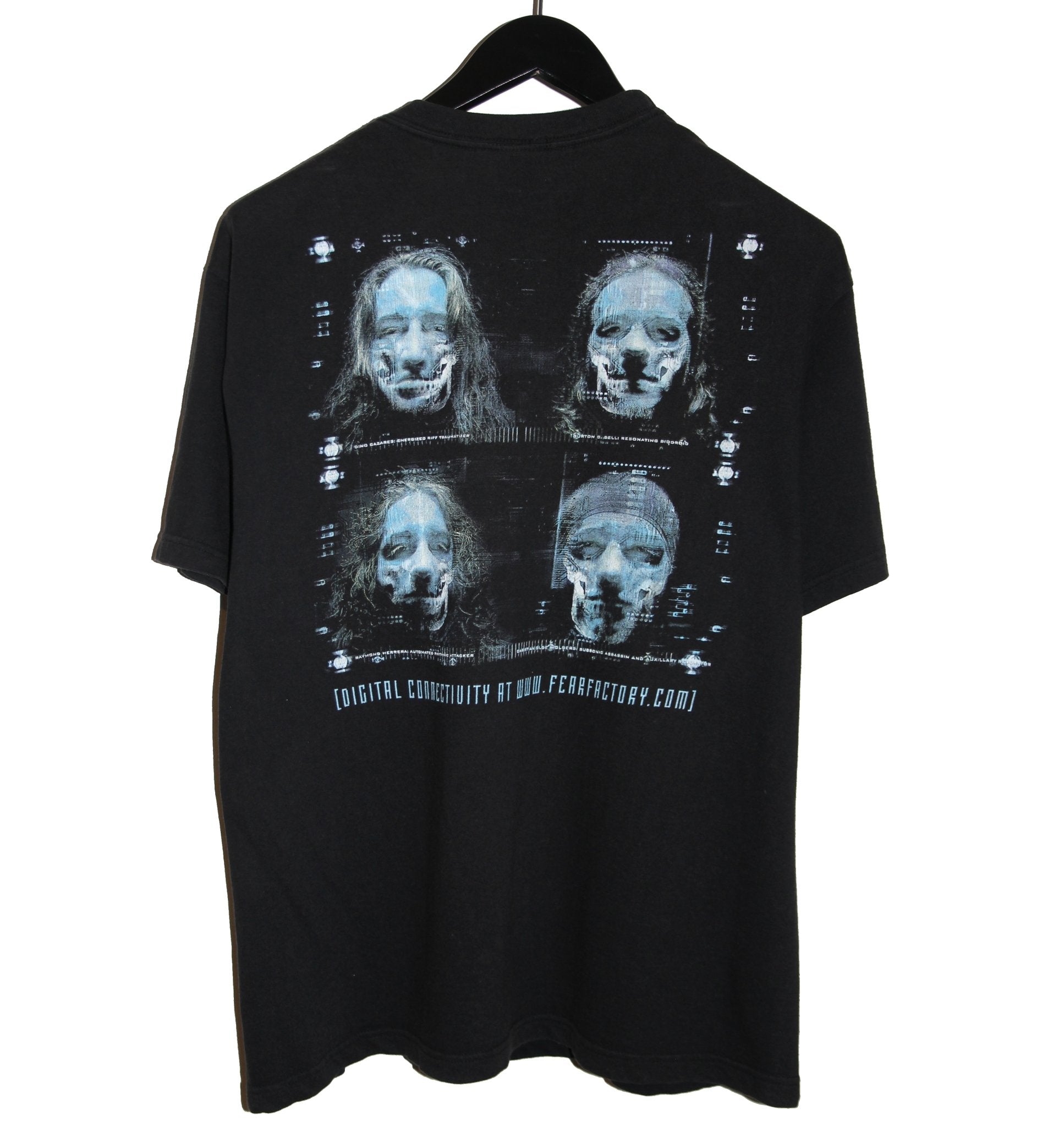 Fear Factory 2001 Digimortal Album Shirt - Faded AU