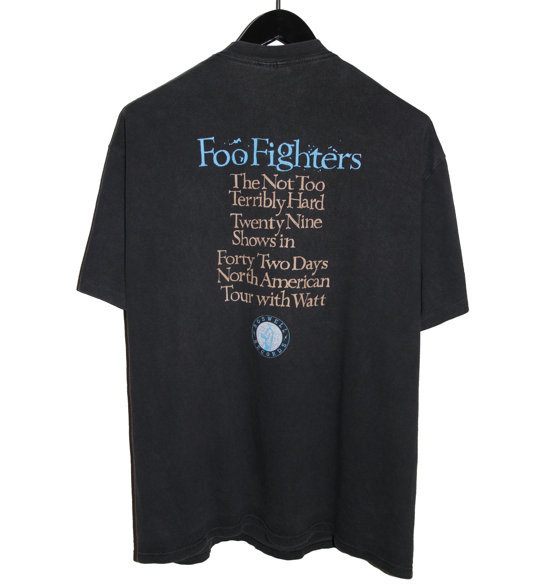 Foo Fighters 1995 North American Tour Shirt - Faded AU