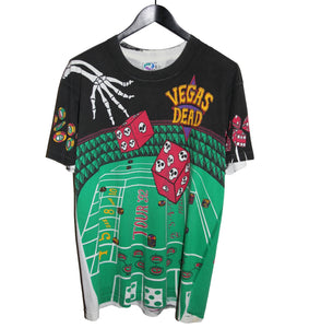 Grateful Dead 1992 Vegas Dead All Over Print Tour Shirt - Faded AU
