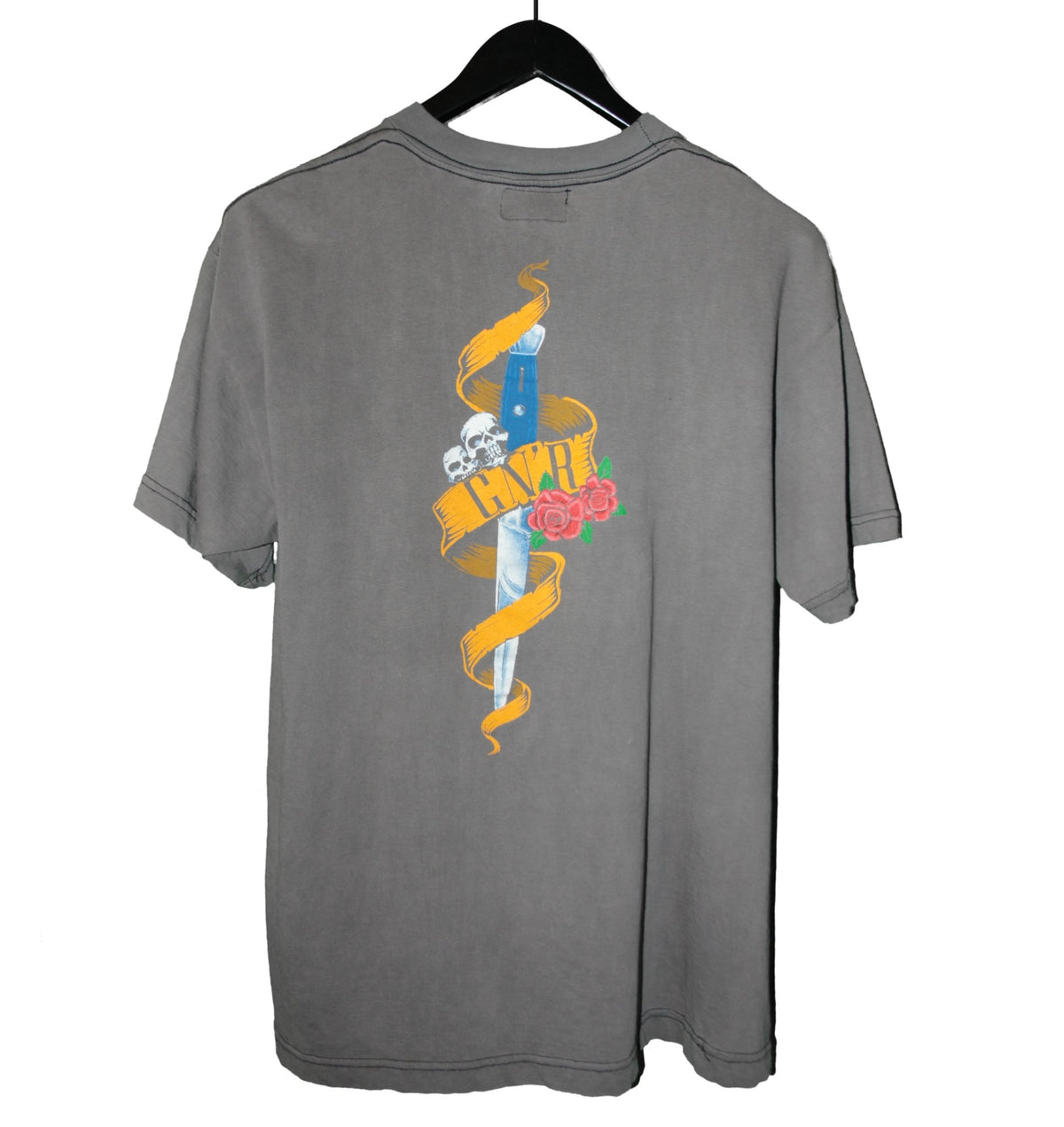 Guns N Roses 1990 Skull & Dagger Shirt - Faded AU