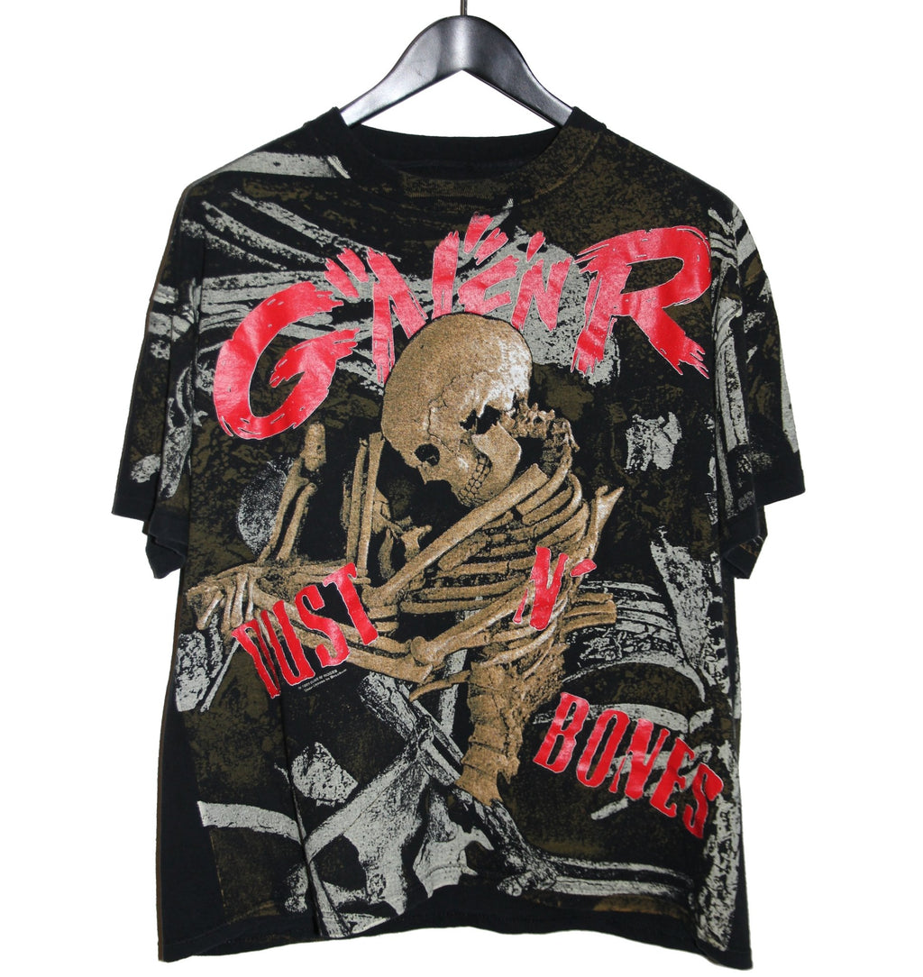 Guns N' Roses 1991 Dust N' Bones All Over Print Shirt - Faded AU