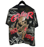 Guns N' Roses 1991 Dust N' Bones All Over Print Shirt - Faded AU
