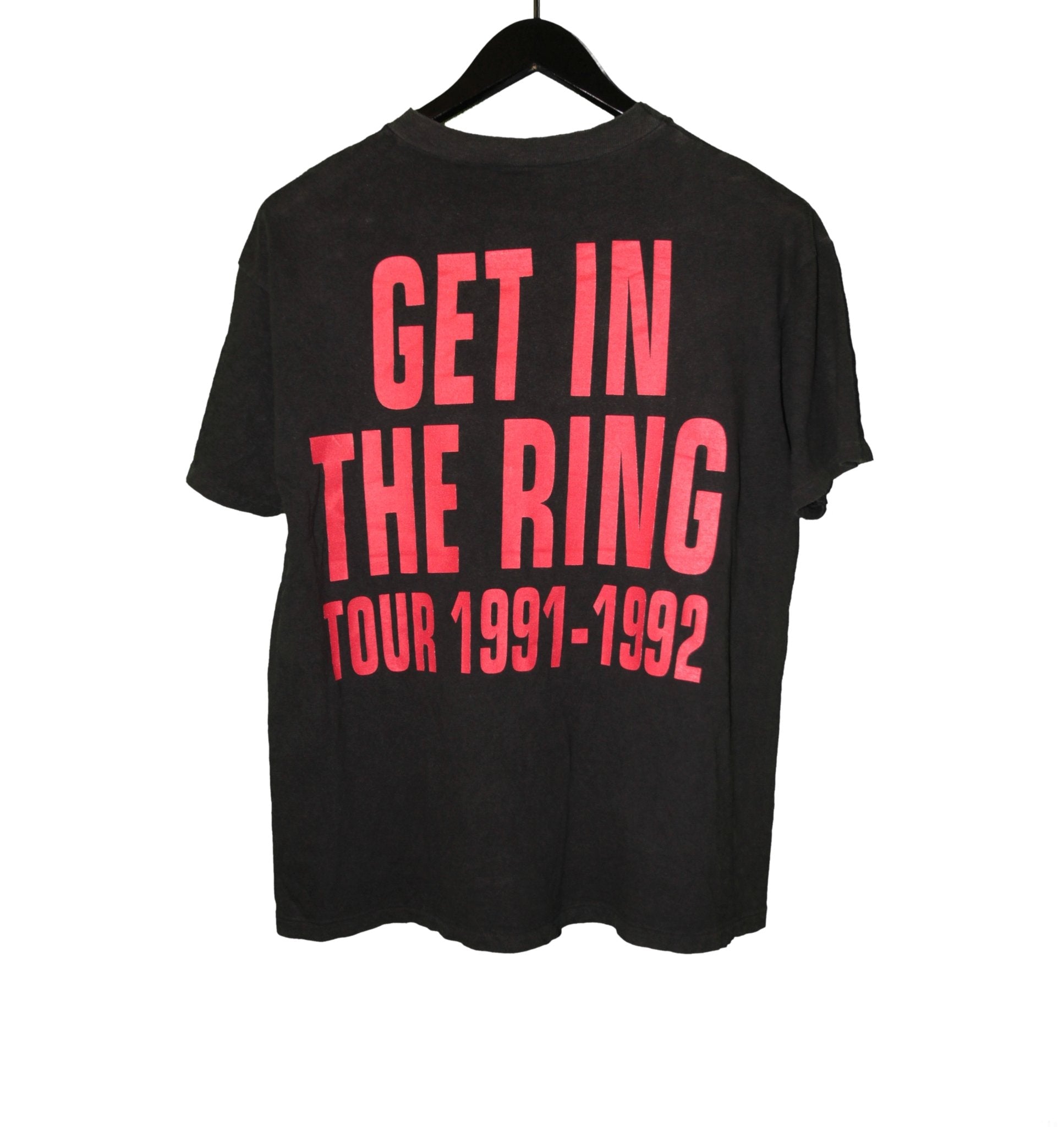 Guns N' Roses 1991 Get In The Ring Tour Shirt - Faded AU