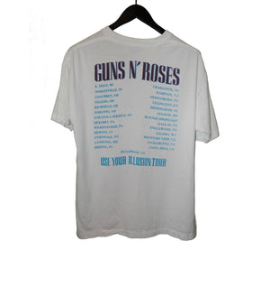 Guns N Roses 1991 Slash Use Your Illusion Tour Shirt - Faded AU