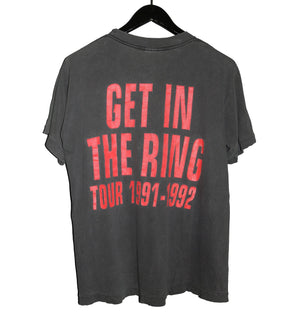 Guns N Roses 1991/92 Get in the Ring Tour Shirt - Faded AU