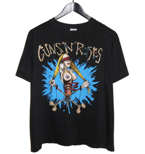 Guns N Roses 1992 Pretty Tied Up Tour Shirt - Faded AU