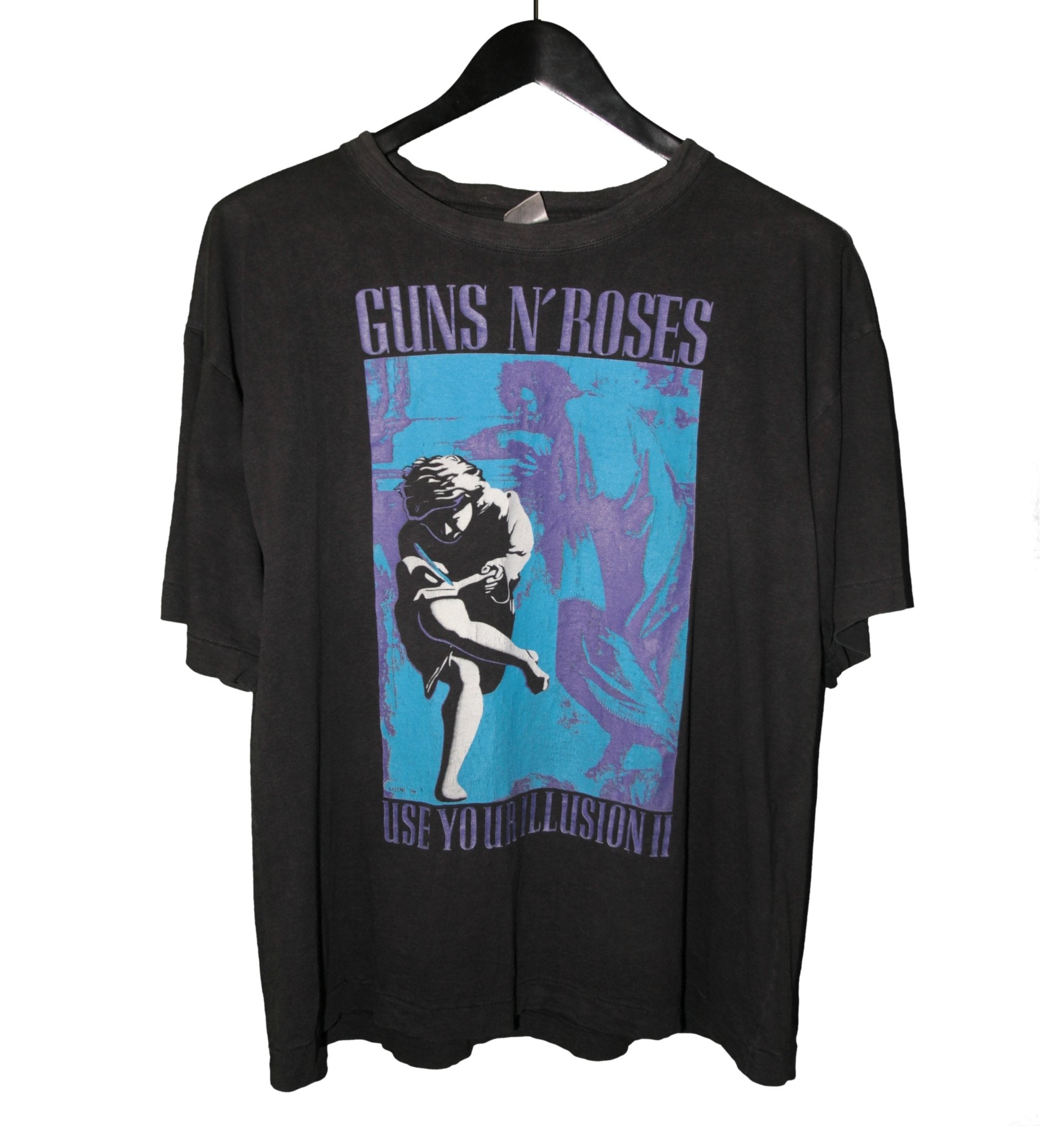 Guns N' Roses 1992 Use Your Illusion II German Tour Shirt - Faded AU