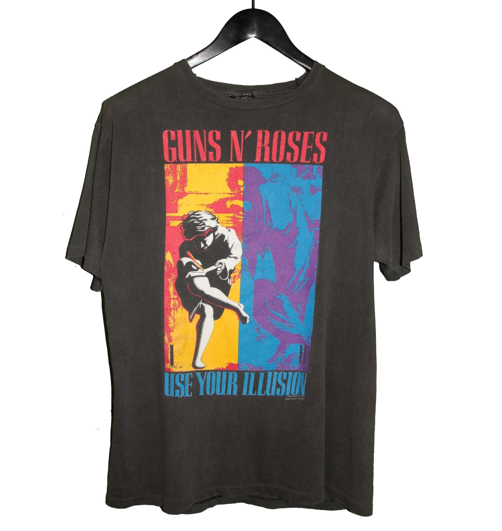 Guns N' Roses 1992 Use Your Illusion Tour Shirt - Faded AU