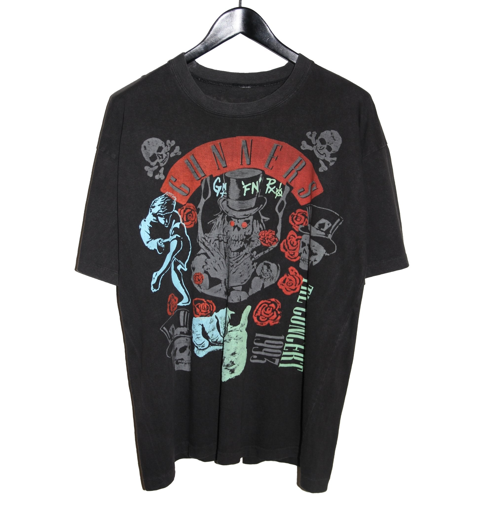 Guns N' Roses 1993 Australian Bootleg Tour Shirt - Faded AU