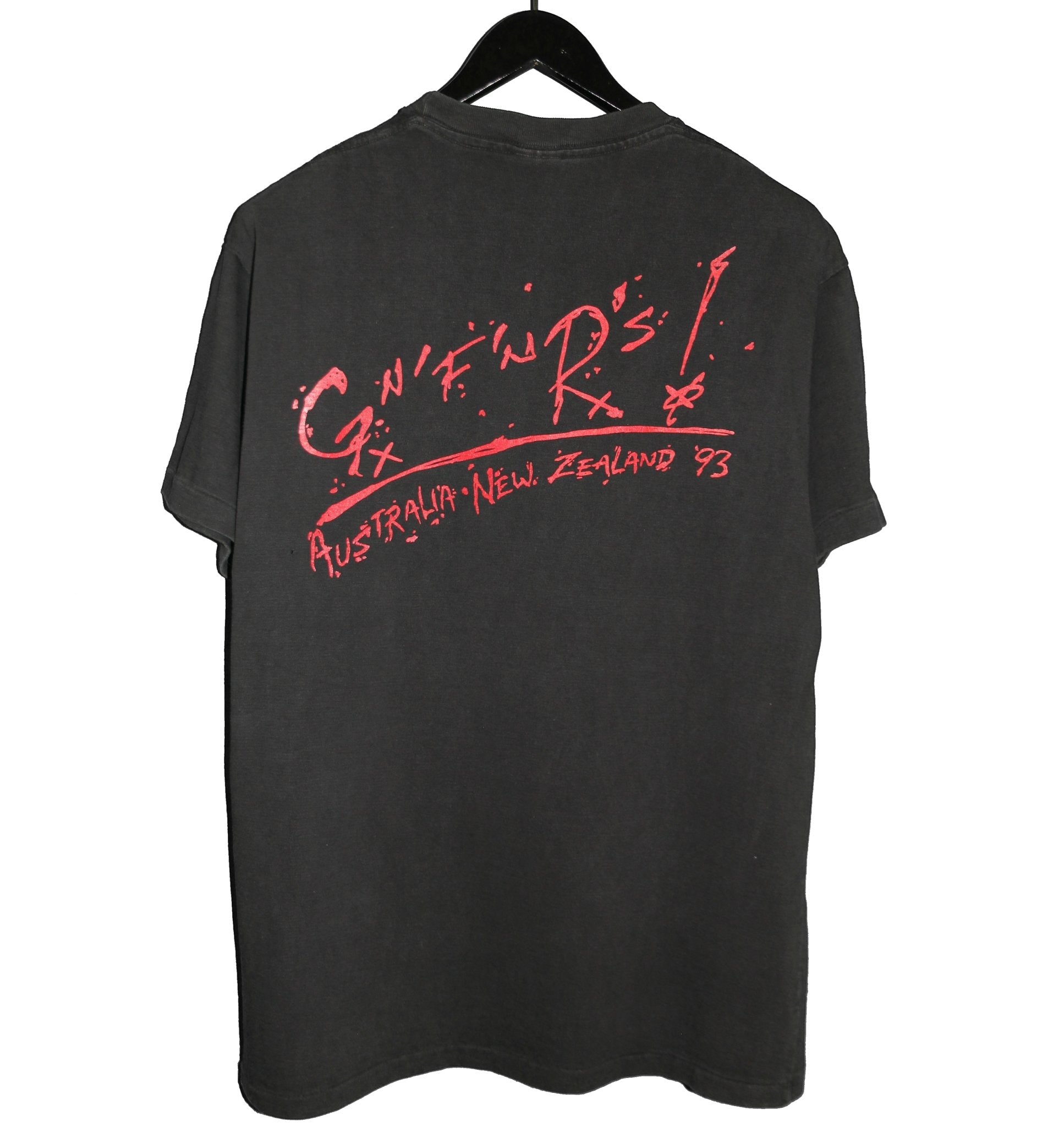 Guns N Roses 1993 Use Your Illusion Bad Apples Tour Shirt - Faded AU