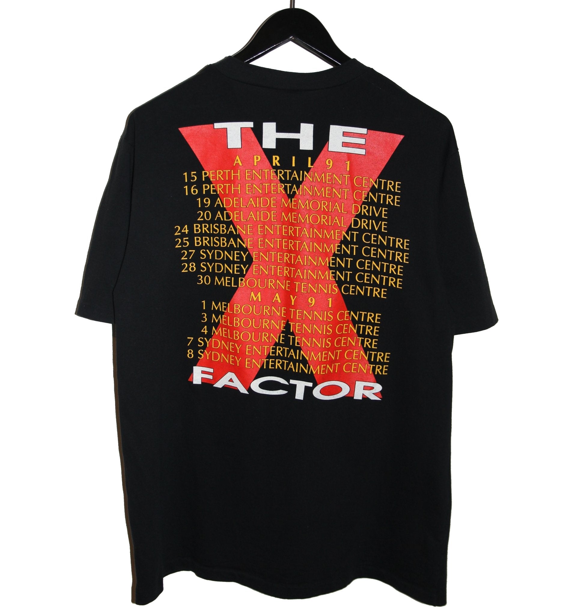 INXS 1991 The X Factor Tour Shirt - Faded AU