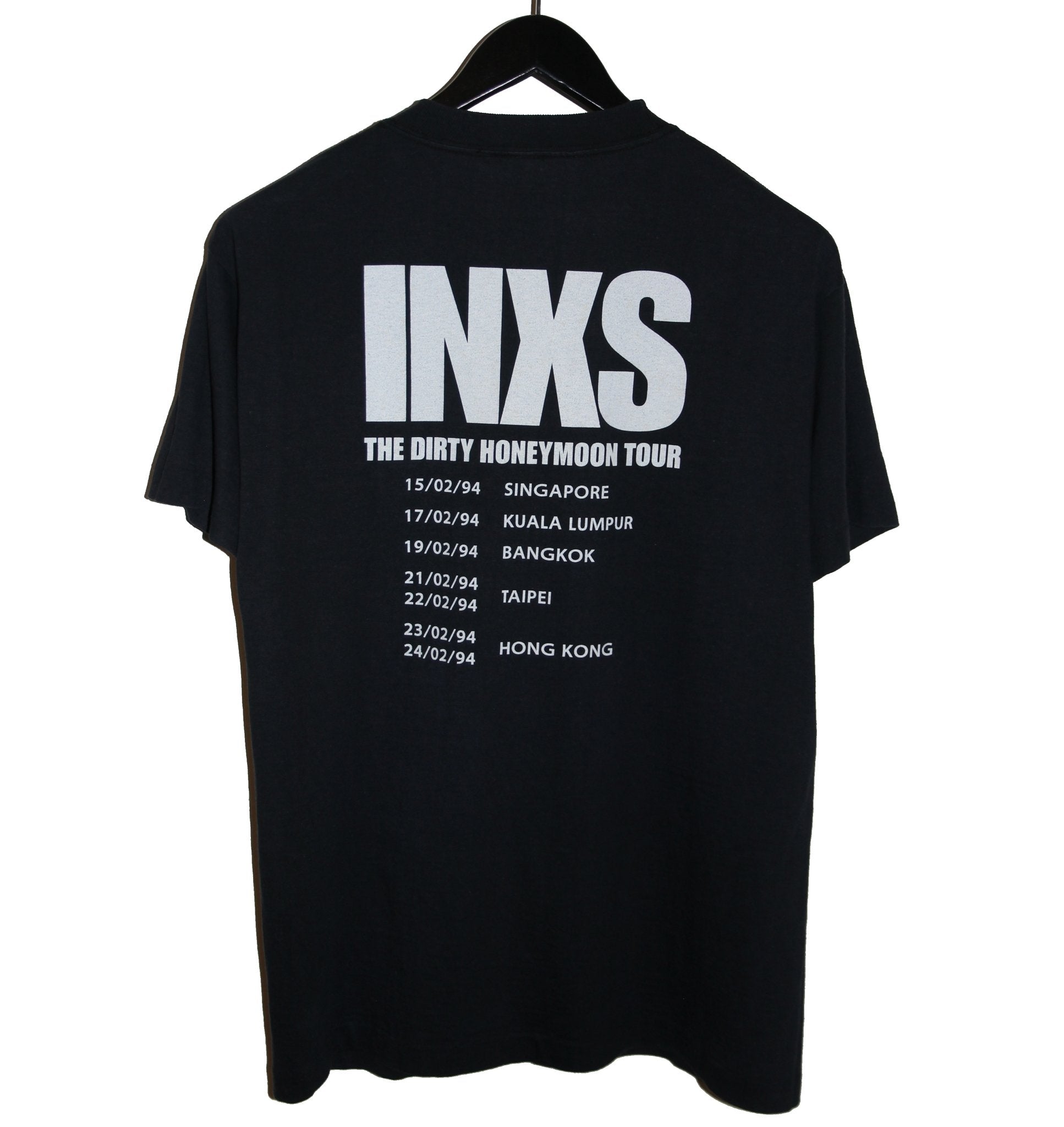 INXS 1994 The Dirty Honeymoon Tour Shirt - Faded AU