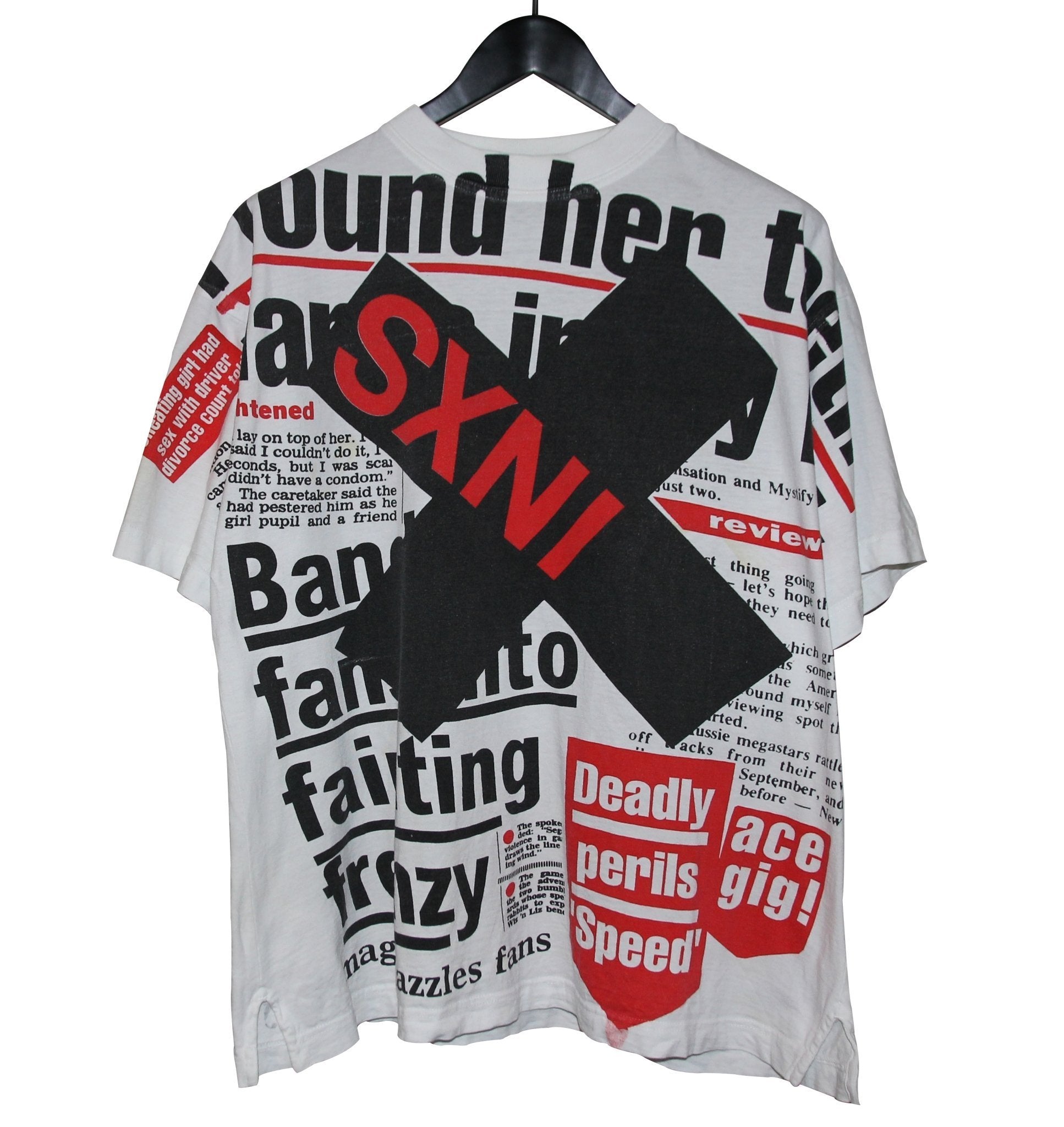 INXS 90's All Over Print Shirt - Faded AU