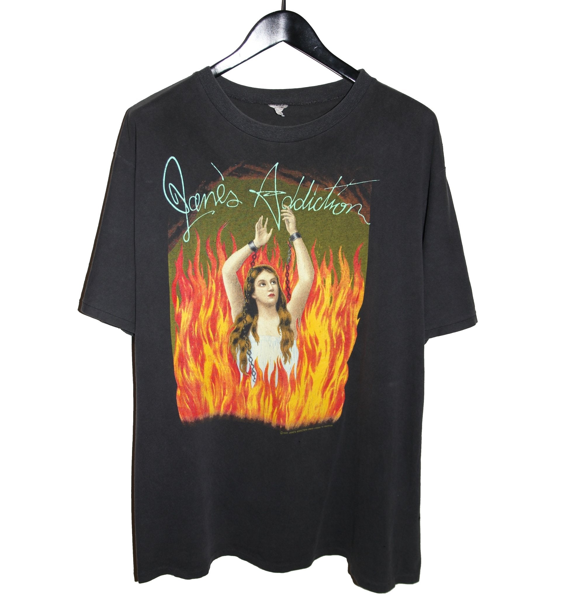 Jane's Addiction 1989 Ritual De Lo Habitual Tour Shirt - Faded AU