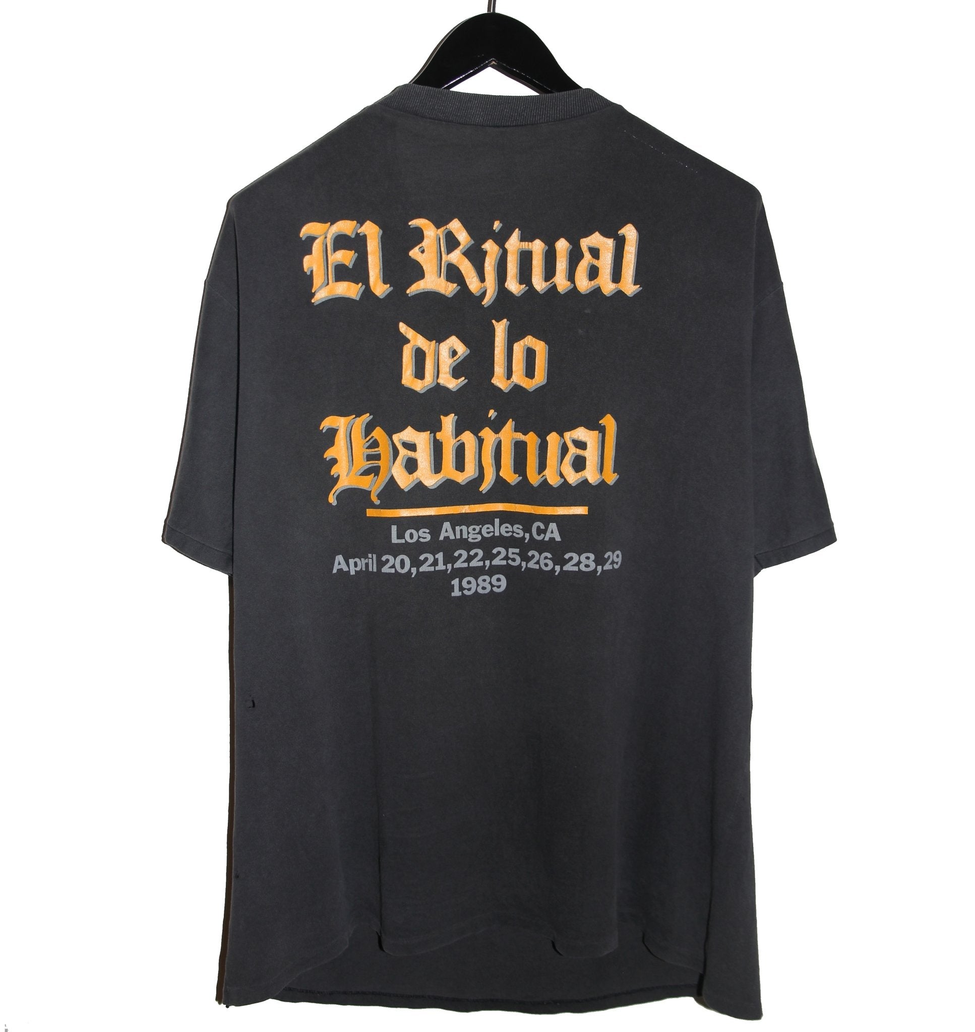 Jane's Addiction 1989 Ritual De Lo Habitual Tour Shirt - Faded AU