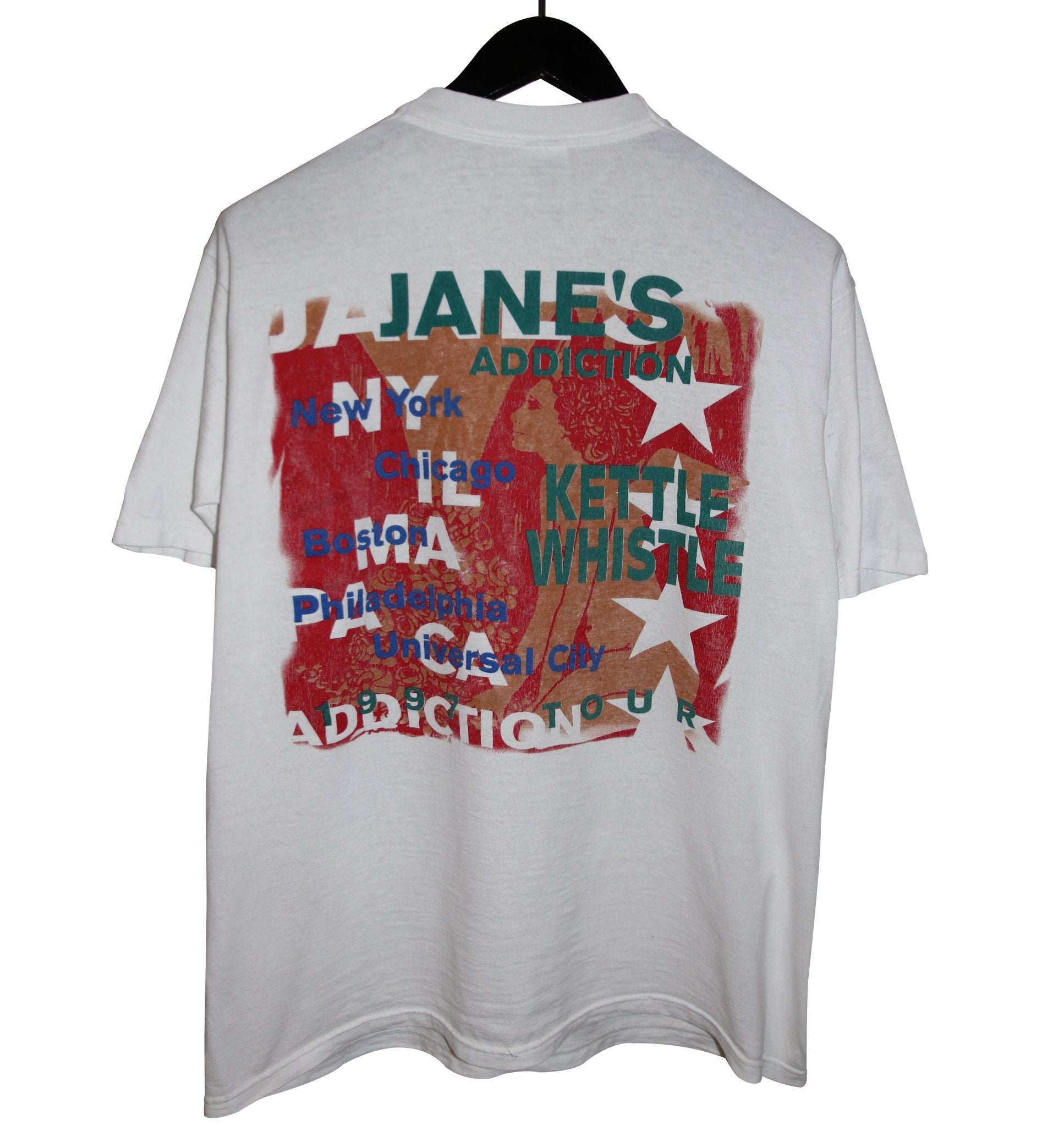 Janes Addiction 1997 Kettle Whistle Tour Shirt - Faded AU