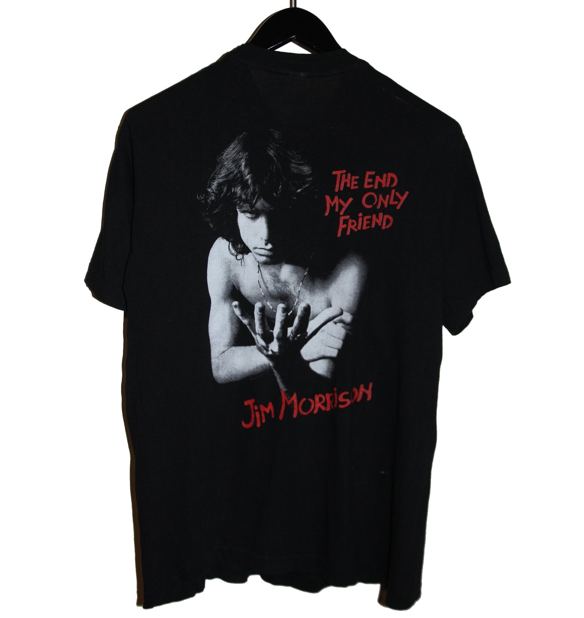 Jim Morrison 90's Portrait Memorial Shirt - Faded AU