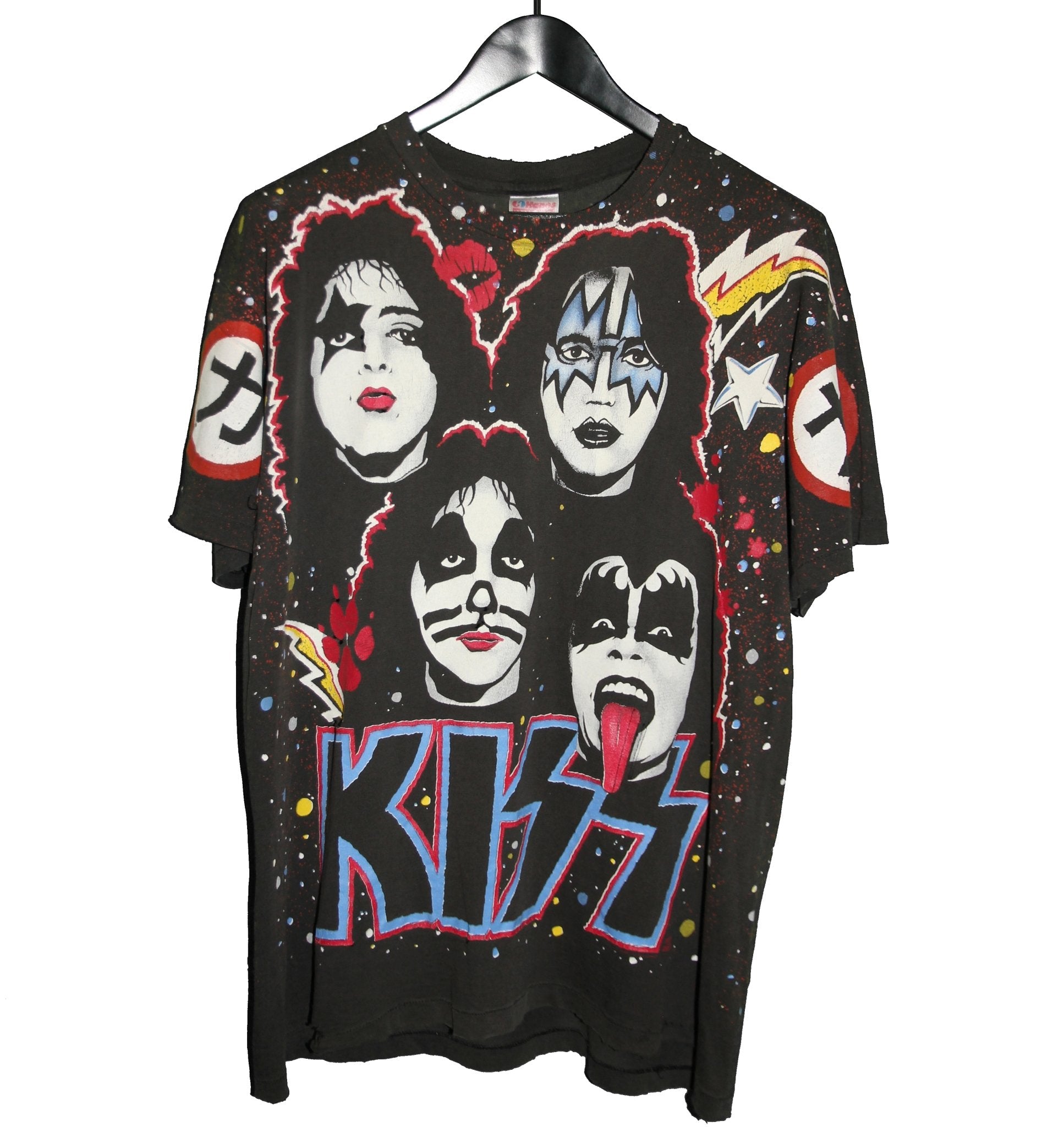 KISS 1992 Revenge All Over Print Shirt - Faded AU