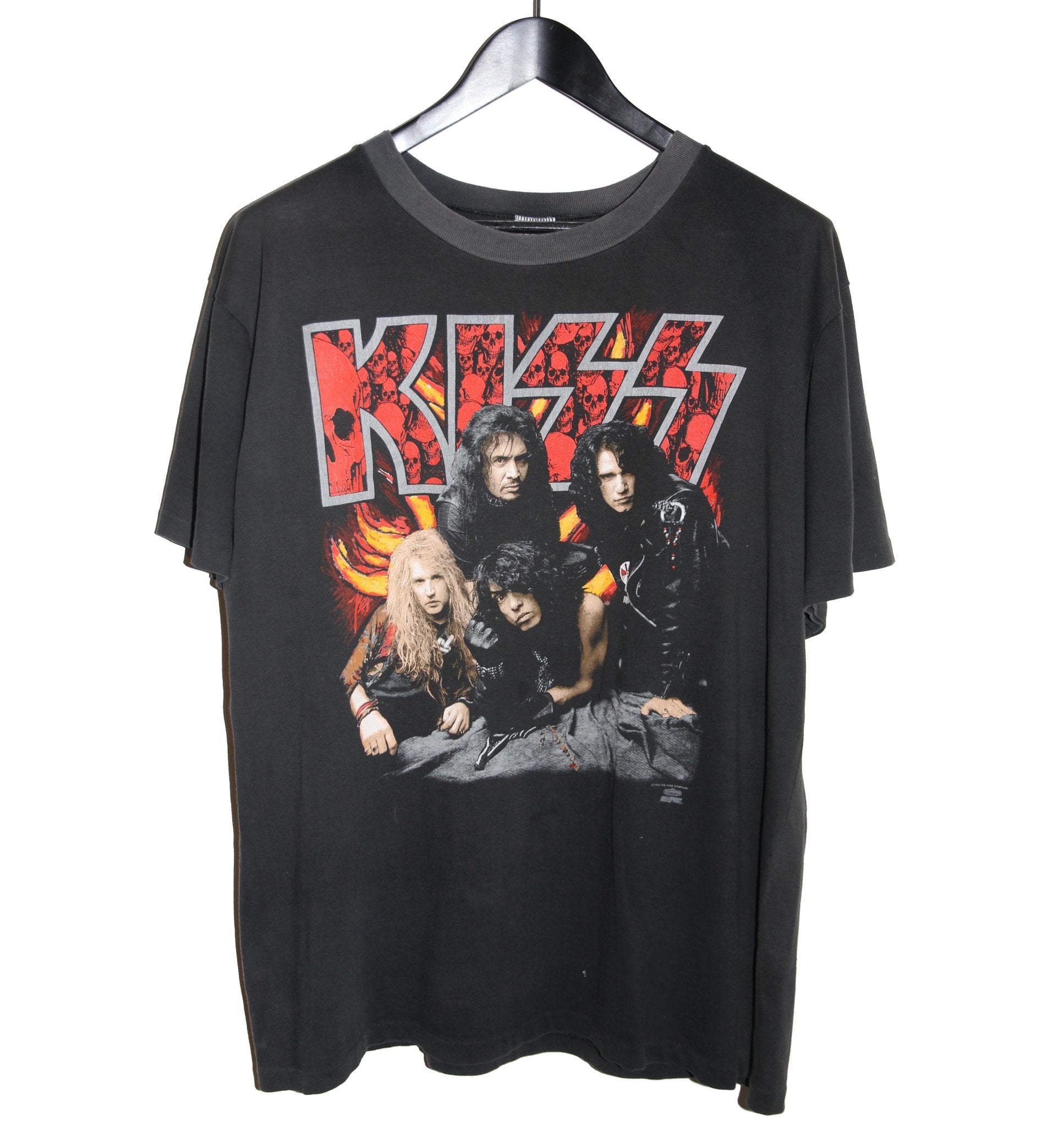 Kiss 1992 Revenge Tour Shirt - Faded AU