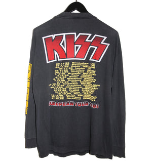 KISS 1996 European Tour Long Sleeve - Faded AU