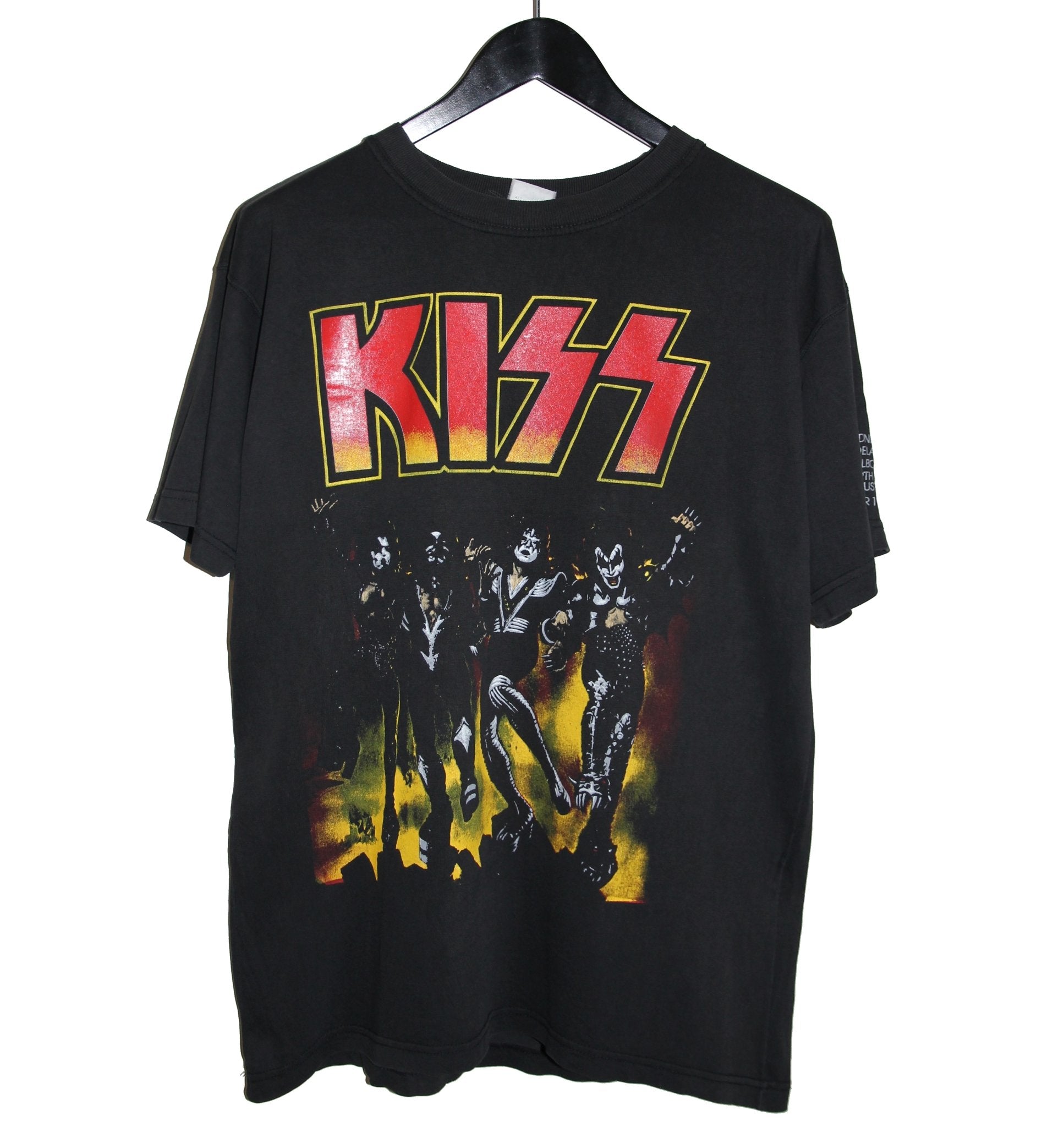 KISS 1996/97 World Domination Tour Shirt - Faded AU