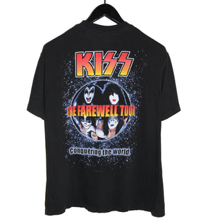 KISS 2001 Farewell Tour Shirt - Faded AU