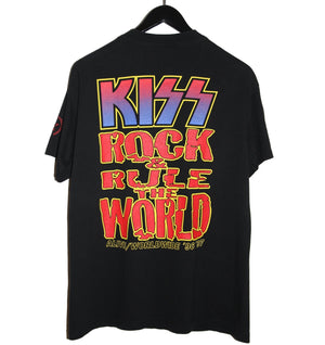 KISS 96/97 Alive/Worldwide USA Tour Shirt - Faded AU