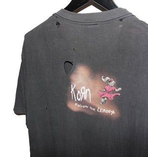 Korn 1998 Follow The Leader Album Shirt - Faded AU