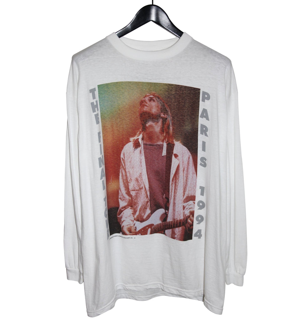 Kurt Cobain 1994 The Final Tour Long Sleeve - Faded AU