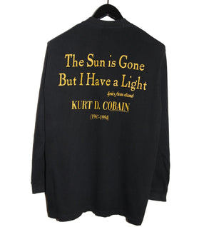 Kurt Cobain 1995 Sun is Gone Memorial Long Sleeve - Faded AU