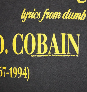 Kurt Cobain 1995 Sun is Gone Memorial Shirt - Faded AU