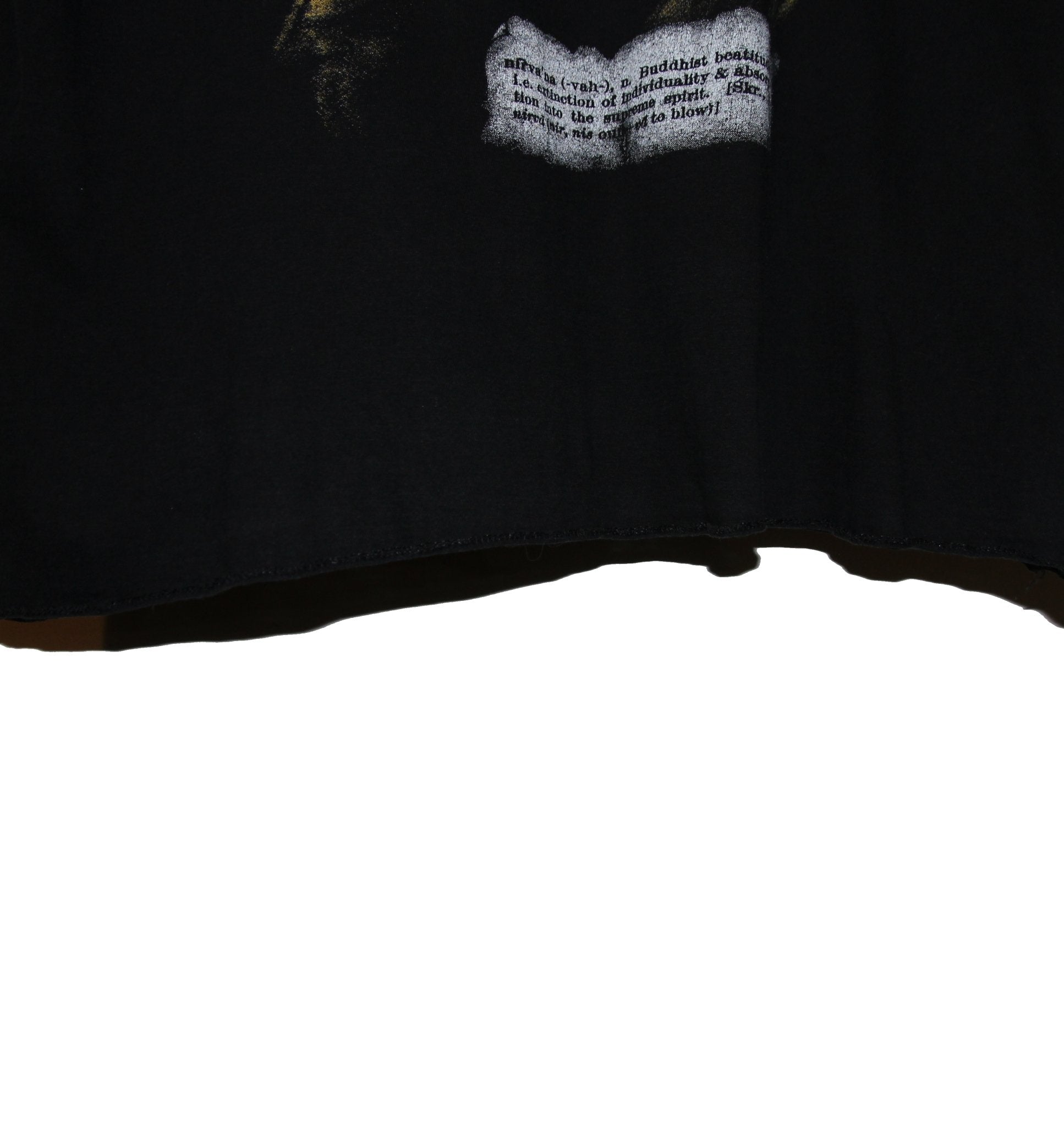Kurt Cobain 90's Buddhist Beatitude Memorial Shirt - Faded AU