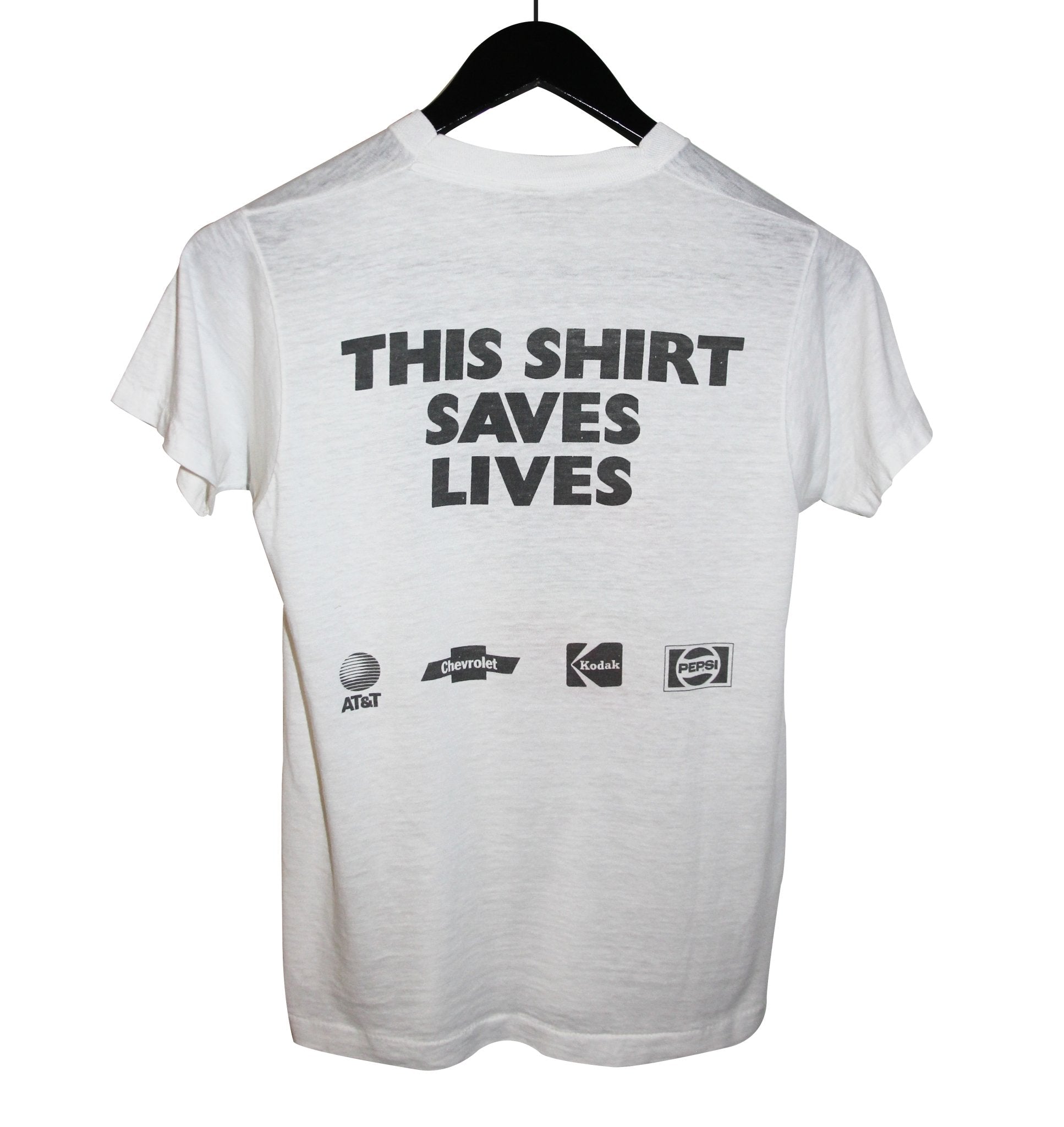 Live Aid 1985 This Shirt Saves Lives - Faded AU