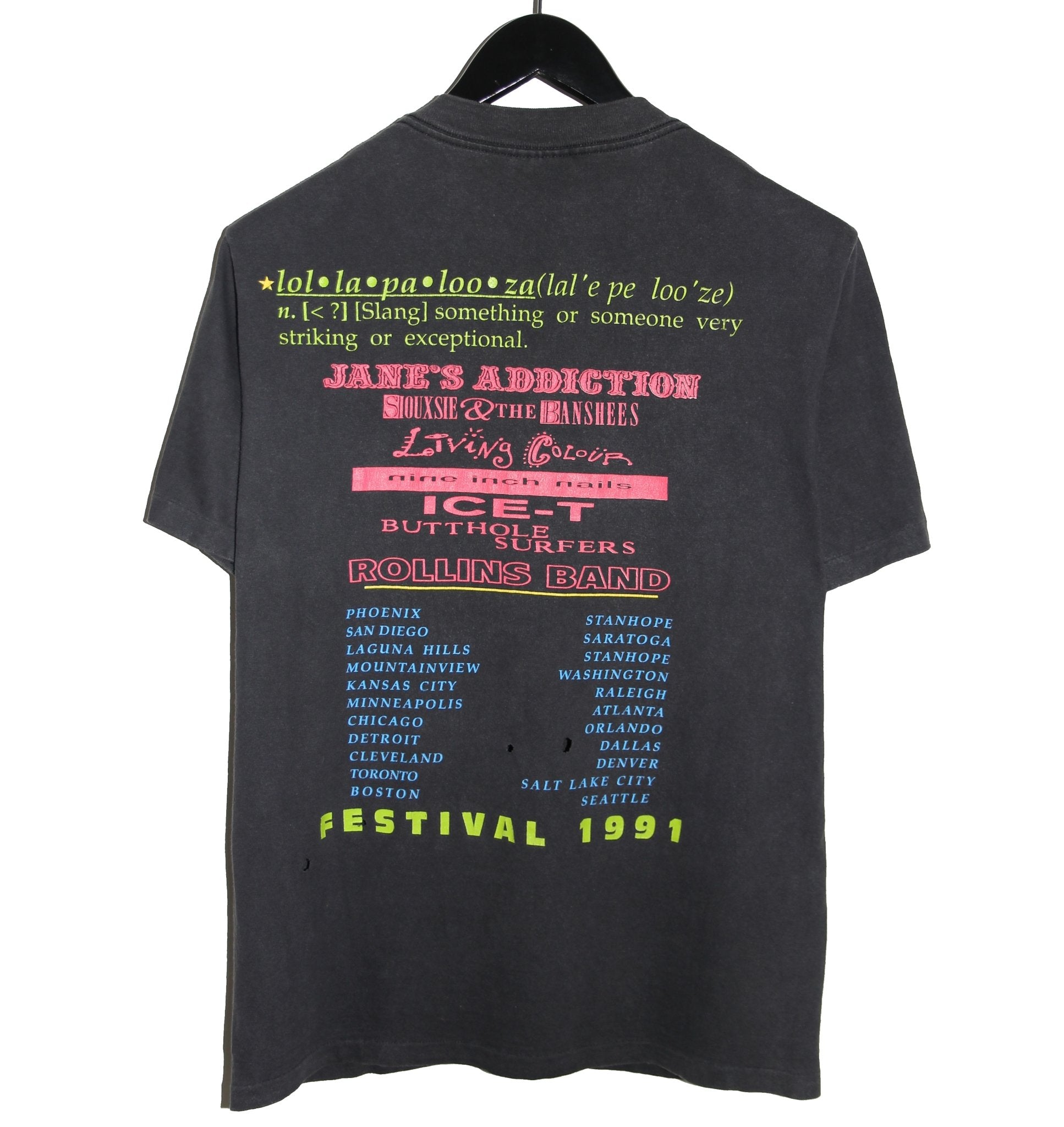 Lollapalooza 1991 Festival Shirt - Faded AU